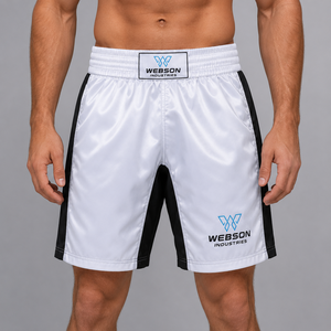 Shorts MMA légers de qualité supérieure, personnalisables avec logo, prix usine, 100% polyester, séchage rapide, respirants, pour arts martiaux - Product Image 2