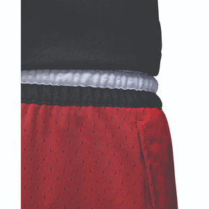 Shorts d'été en maille respirante à sublimation numérique OEM pour hommes, shorts de sport personnalisés à faible MOQ, shorts de plage à motif uni - Product Image 3