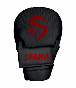 Cible de frappe et de cible de pointage en cuir PU noir et rouge, antidérapante et légère, pour l'entraînement de MMA et de Muay Thai - Product Image 3