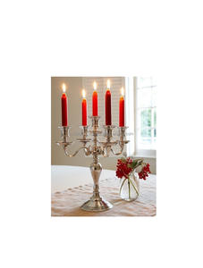 Candelabros de aluminio de estilo antiguo para bodas, cenas con velas, eventos interiores y exhibición de fiestas - Product Image 5
