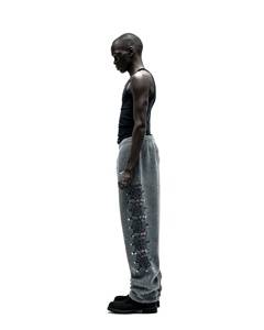 Verified Suppliers <b>Fleece</b> <b>Lined</b> Sweatpants Wide Leg Sports Joggers Women's <b>Trousers</b> Pants Elastic Waist Style Pant for Women - Product Image 3