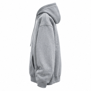 Sudadera con Capucha Extra Grande Premium, Felpa Suave, Hombros Caídos, Corte Regular, Bolsillo Canguro, Ropa Casual de Invierno, 100% Algodón - Product Image 4