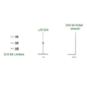 Guía de perforación para brocas de hueso, de doble punta, de acero inoxidable, instrumento ortopédico veterinario de Surgiright - Product Image 3