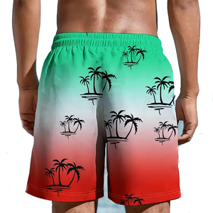 Livraison rapide, marque privée, short de plage d'été pour homme, tissu uni décontracté polyester/coton, séchage rapide, short de bain pour homme - Product Image 2