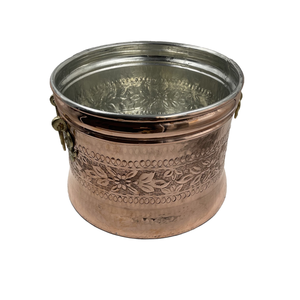 Premium Copper Foam <b>Bucket</b> with Special Design <b>Tin</b> Material Water <b>Bucket</b> for Foam Massage Different Patterns - Product Image 4