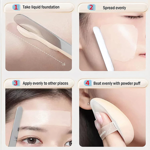 Espátula cosmética de alta calidad de acero inoxidable de un solo extremo para mezclar cremas, espátula de maquillaje para uso en salones de belleza. - Product Image 5