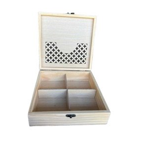 Cajas de madera y bambú hechas a mano de alta calidad Cajas de vino y joyas de pino cuadradas de lujo listas para enviar desde Vietnam - Product Image 5