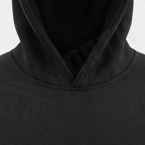 Sweat à capuche uni personnalisé pour homme, en polaire écologique, épais, qualité supérieure, vente en gros pour le streetwear en ligne - Product Image 4