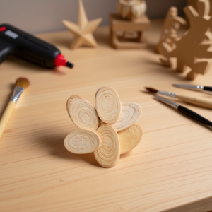 Base in Legno Ilan 0,5x3x2 Cm 10 Pezzi per Lavori Artigianali - Product Image 3