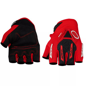 Sporty <b>Red</b> Black <b>Bike</b> Wear Gloves Wrist-Length Breathable Polyester Cycling Spring Summer Use Black Men's Motorcycle Biker - Product Image 1