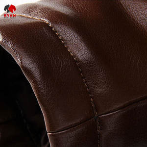 Veste en cuir respirante pour homme, design personnalisé Ryan Pro Gear, impression de logo sur mesure, poches zippées - Product Image 6