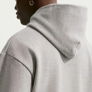 Sudadera con Capucha para Hombre, de Algodón y Poliéster, Manga Larga, Corte Holgado, Color Sólido, Antiarrugas, Estilo Casual Urbano, con Logotipo Personalizado - Product Image 4