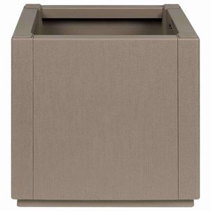 Boîte à fleurs en plastique brun clair 14,17 x 14,17 x 13,78 pouces pour plantes et jardinières - Product Image 4