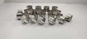 Porte-serviettes en métal style campagnard de luxe, design à ressort, or et argent, couleur personnalisable, pour fêtes, en stock, décoration intérieure, personnalisable - Product Image 4