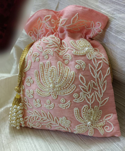 Ethnic Embroidered <b>Potli</b> Women Wedding Party Favour <b>Potli</b> Return Gift <b>Bag</b> at Reasonable - Product Image 2