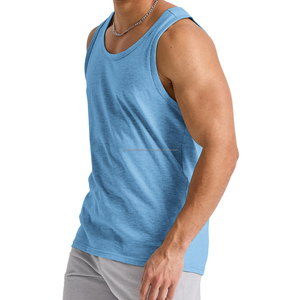 Débardeur de sport en coton pour homme, respirant, pour la course à pied et la salle de sport, débardeur de sport sans manches pour homme - Product Image 4