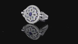 Wholesale Silver Plated <b>Rings</b> for Women, Elegant Crystal Stone Fashion <b>Rings</b>, Luxury <b>Adjustable</b> Jewelry Accessories - Product Image 2