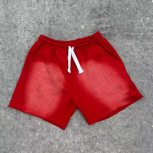 Shorts décontractés pour hommes, style vintage, lavage personnalisé, fabrication directe d'usine, faible MOQ - Product Image 3