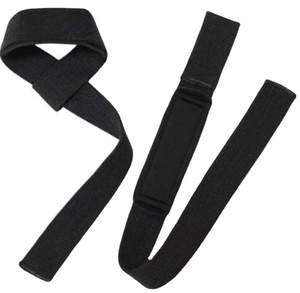 New Adjustable Non Slip Weightlifting Wrist Straps Neoprene Hook Loop Closure for Gym Strength Training Unisex Support Pair - Product Image 1