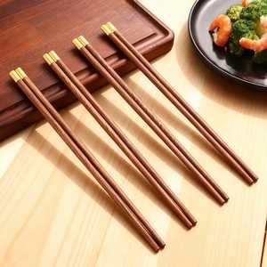 ตะเกียบไม้จีนแบบกำหนดเองพร้อมที่วางตะเกียบ ใช้ซ้ำได้ ชุดตะเกียบซูชิญี่ปุ่นเกาหลี ของขวัญ - Product Image 4