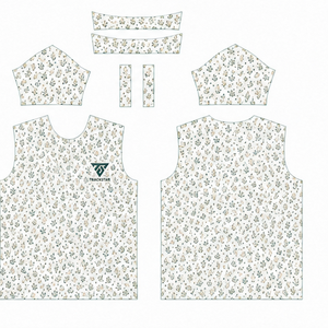 เสื้อโปโลพิมพ์ลายดอกไม้สีขาวเขียวทองสำหรับผู้ชาย แบรนด์ Trackstar แขนสั้น คอปกติดกระดุม สไตล์ลำลอง เหมาะสำหรับตีกอล์ฟ รับสกรีนโลโก้ - Product Image 5