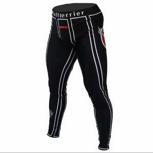 Pantalones de Compresión para Hombre, Cintura Alta Elástica, Secado Rápido, Spandex/Poliéster, para Correr, Venta Caliente, Nueva Colección, Alta Calidad, al por Mayor - Product Image 1