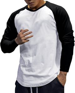 เสื้อยืดคอตตอนขนาดใหญ่พิเศษสำหรับผู้ชาย ปรับแต่งได้ตามต้องการ ขายส่ง เสื้อผ้ากีฬา ชุดลำลอง สีดำ สีขาว ลายเรียบ - Product Image 3