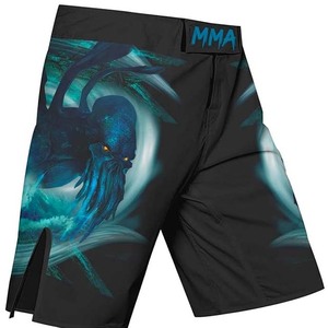 Shorts de boxe sans Gi sublimés en Spandex/Polyester respirants et à séchage rapide, personnalisables – Meilleures ventes - Product Image 3