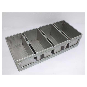 Bulk Supply Top Selling Washable and <b>Oven</b> Safe Alu Steel 4 in 1 400g Fabricated Bread Pan Set | Customized Sizes Available - Product Image 1