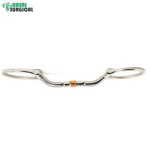 Mors à rênes Western de qualité professionnelle de 5 pouces avec rouleau en cuivre, mors pour cheval en acier inoxydable, instruments chirurgicaux - Product Image 6