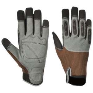 Guantes de Trabajo de Cuero Sintético Resistentes a Impactos de Alto Rendimiento, Reforzados con Amara para Seguridad Mecánica - Product Image 4