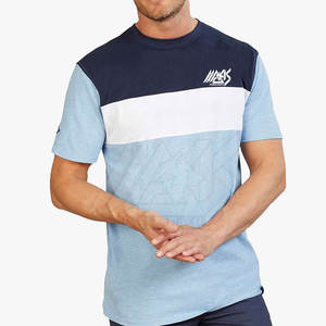 Camiseta de algodón 100% de corte holgado con estampado personalizado para hombre, diseño informal de última moda, colores personalizados, con logotipo personalizado. - Product Image 3