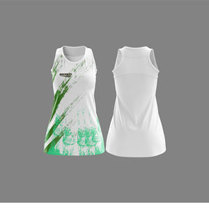Uniforme de netball personnalisé en sublimation en gros |   Uniforme de netball par sublimation avec logo, nom et numéro de l'équipe |   Polyester respirant - Product Image 2