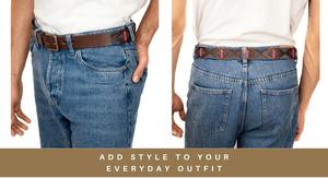 Cinturones de Polo de Cuero Vacuno Premium Hechos a Mano, Regalo para Hombre, Cinturones de Diseñador Unisex de Calidad, Totalmente Hechos a Mano y Tallados a Mano - Product Image 6