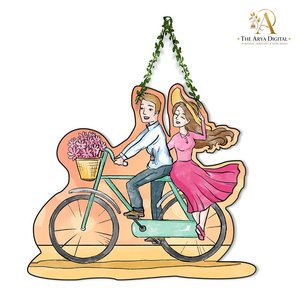 Décoration murale en bois pour couple Artvibes, cadeau de la Saint-Valentin pour partenaire, petite amie, petit ami, mari, femme - Product Image 5