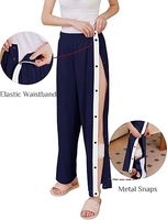 Vêtements adaptatifs directement de l'usine – Pantalons à ouverture latérale détachable pour personnes âgées et patients en réadaptation