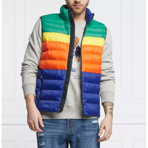 OEM New Arrival <b>Men</b> Casual <b>Winter</b> Slim Fit Puffer <b>Vest</b> Jacket Waterproof Packable Quilted Sleeveless Stylish Gilets - Product Image 4