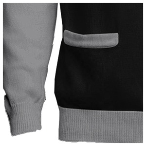 Cárdigan de Punto Unisex Personalizado con Cuello en V para Otoño e Invierno, Color Sólido, Botones al Frente, Estilo Escolar, Casual, Cálido, Suave y Cómodo - Product Image 5