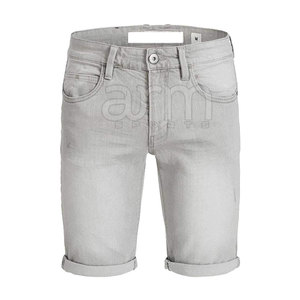 Service OEM, vente en gros, shorts en jean sur mesure, nouvelle collection, shorts en jean à marque privée pour adultes - Product Image 6