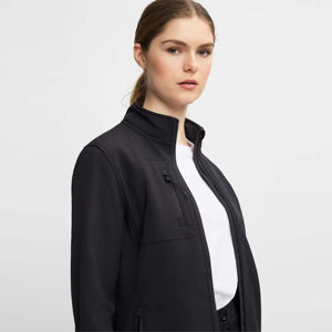 Veste coupe-vent pour femme, imperméable, respirante, à capuche, en softshell, vêtements de sport pour femmes, veste zippée en softshell - Product Image 6