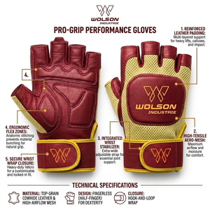 Guantes Deportivos de Medio Dedo, Transpirables, Elásticos, con Soporte de Agarre para Fitness, Levantamiento de Pesas y Entrenamiento - Product Image 6