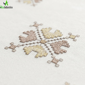 Export Quality Super King 120x120 Inch Cotton Bedsheet <b>Set</b> Neutral Motif Print Comfortable Premium <b>Bedspread</b> with 2 Pillowcases - Product Image 3