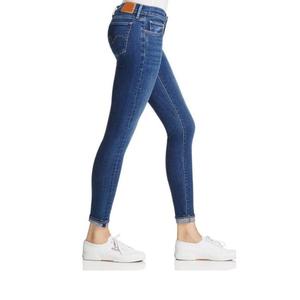 Jeans de Mezclilla para Mujer de Alta Calidad, Corte Recto, Ajustado, Cintura Alta, Directo de Fábrica - Product Image 3