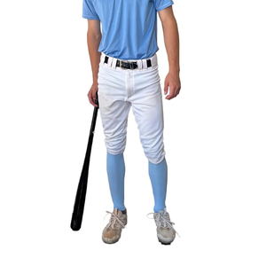 Manchons de compression longs pour les jambes en nylon et élasthanne, protection UV, pour softball et baseball, soutien du mollet et du genou, fabrication industrielle - Product Image 4
