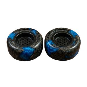 Quemador de Incienso Redondo de Madera Hecho a Mano por Artesanos Expertos, Mubakhar de Resina de Madera de la Mejor Calidad para Incienso Aromático - Product Image 3