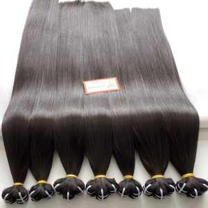 Extensions de cheveux à trame droite de qualité 12A super doublement étirées Faisceaux de cheveux bruts à cuticule alignée Prix de gros - Product Image 5