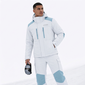 Traje de Esquí para Deportes de Invierno al Aire Libre MALUZA INDUSTRIES OEM, Chaqueta de Nieve Impermeable con Capucha y Protección Contra el Viento de 10,000 mm - Product Image 3