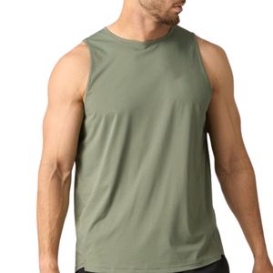 Custom Men Sleeveless Gym Shirt Wholesale OEM ODM <b>Athletic</b> Tank Top Breathable Fitness Workout Vest Manufacturer - Product Image 4