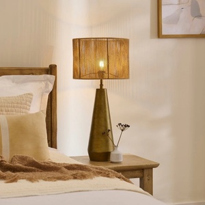 Lámpara de Mesa de Metal Forjado Estilo Western, Diseño Rústico <span class=keywords><strong>Vaquero</strong></span>, Base Hecha a Mano, Iluminación Decorativa para <span class=keywords><strong>el</strong></span> Hogar - Product Image 5