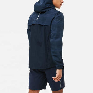 Chaqueta con Cremallera y Parches Reflectantes con Logotipo Personalizado, Pantalones Cortos Deportivos de Nailon, Conjuntos Deportivos Cortos Unisex, Cortavientos para Hombre y Mujer - Product Image 2